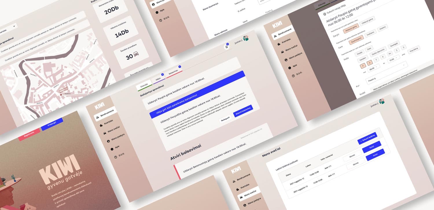 A web app built with bubble.io, an enterprise no code platform