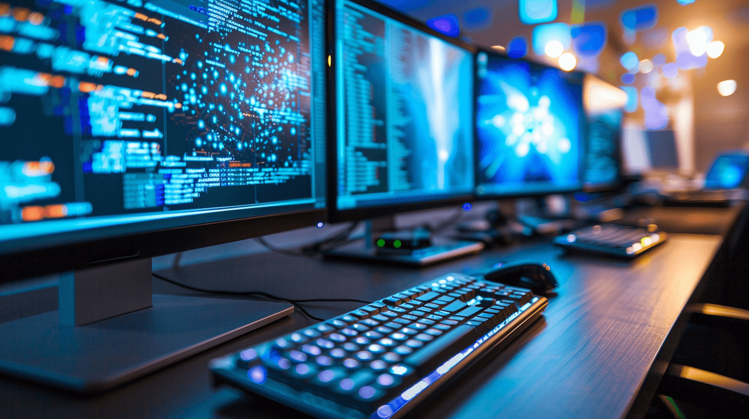 Developing Custom software for startups on a computer