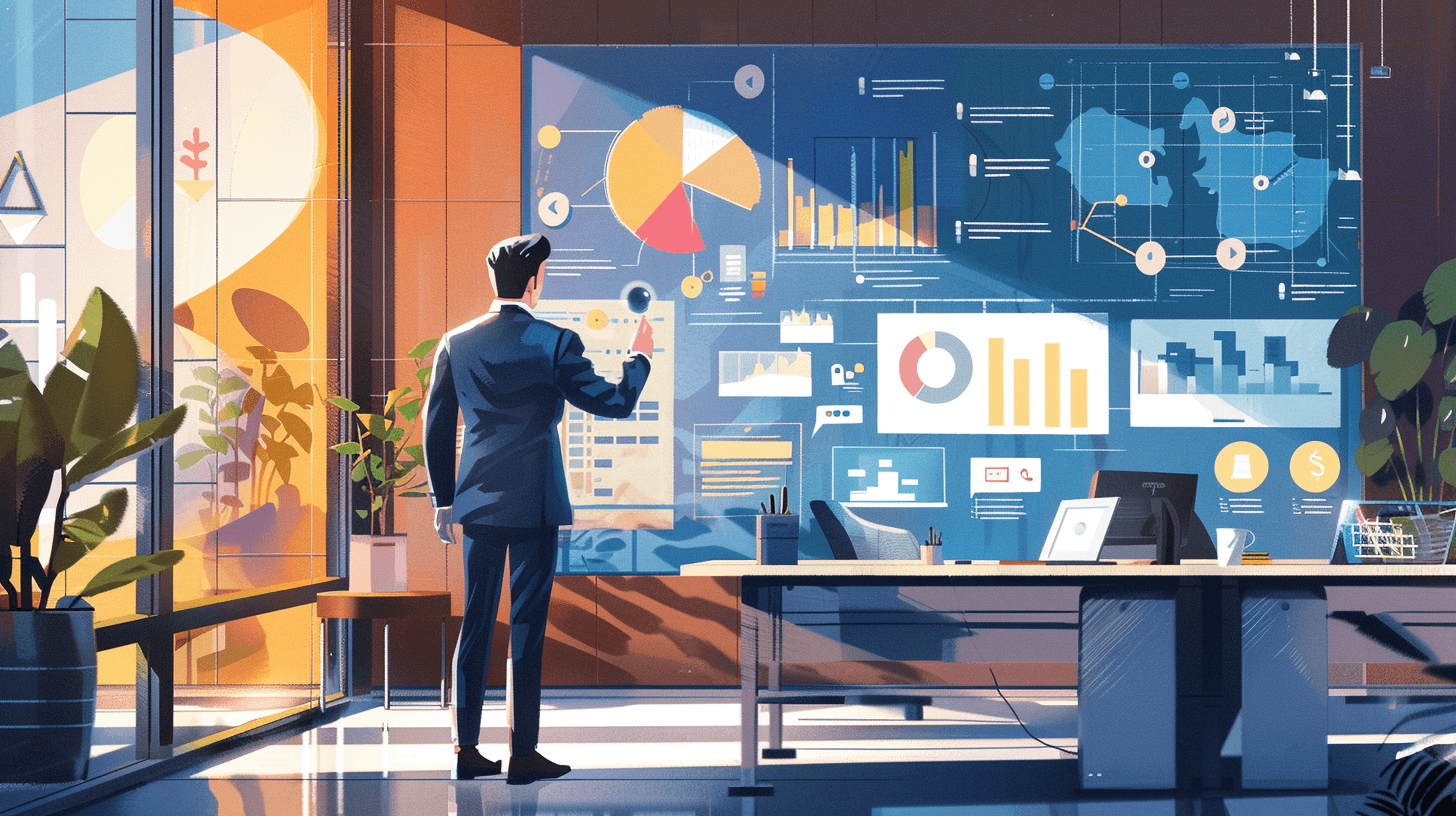 Developer working on a project