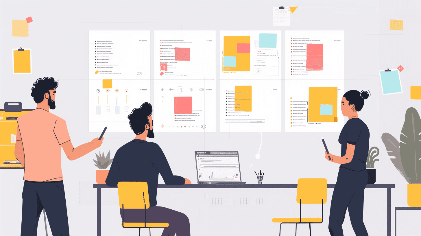 Agile principles being worked on