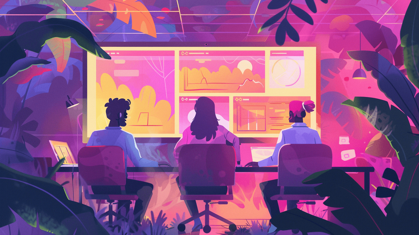 Illustration of outsourcing