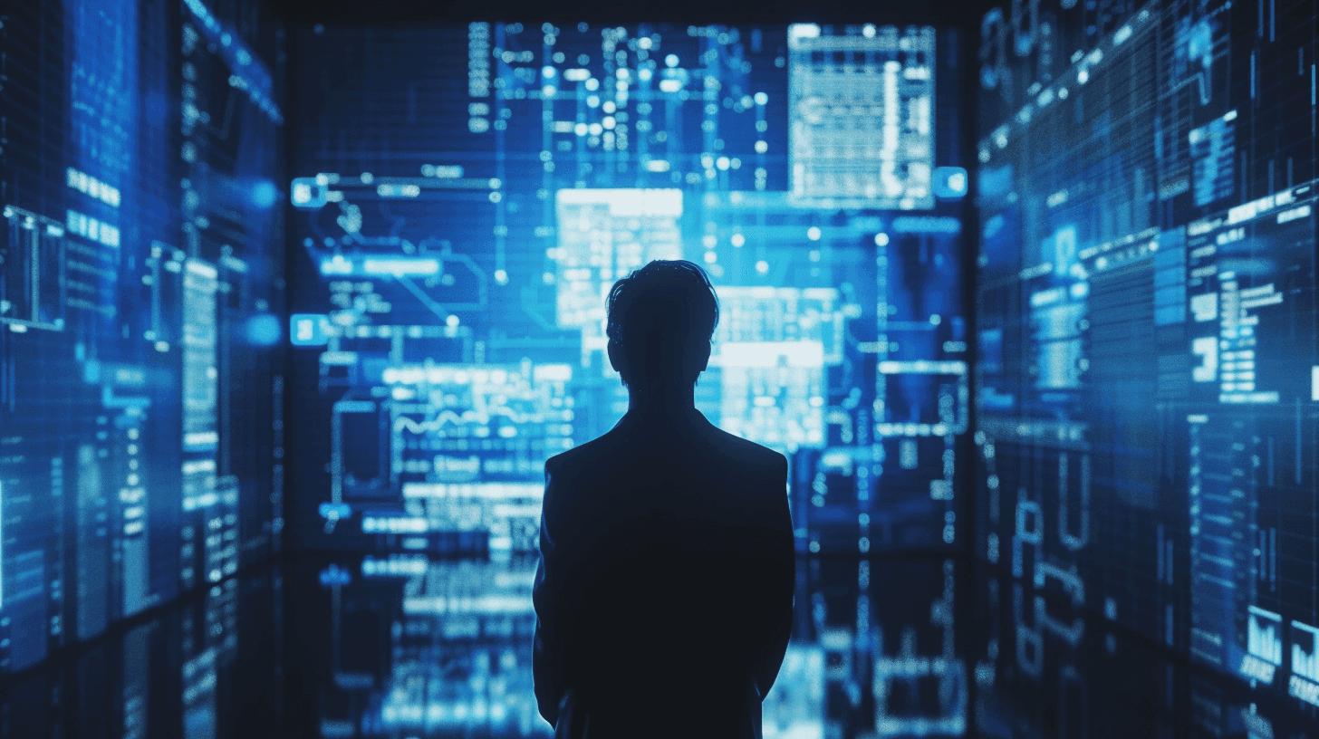 Person looking at many ERPs