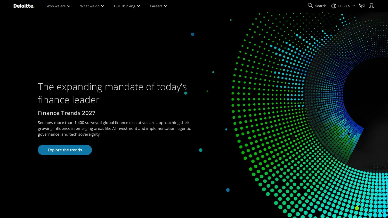 Deloitte homepage