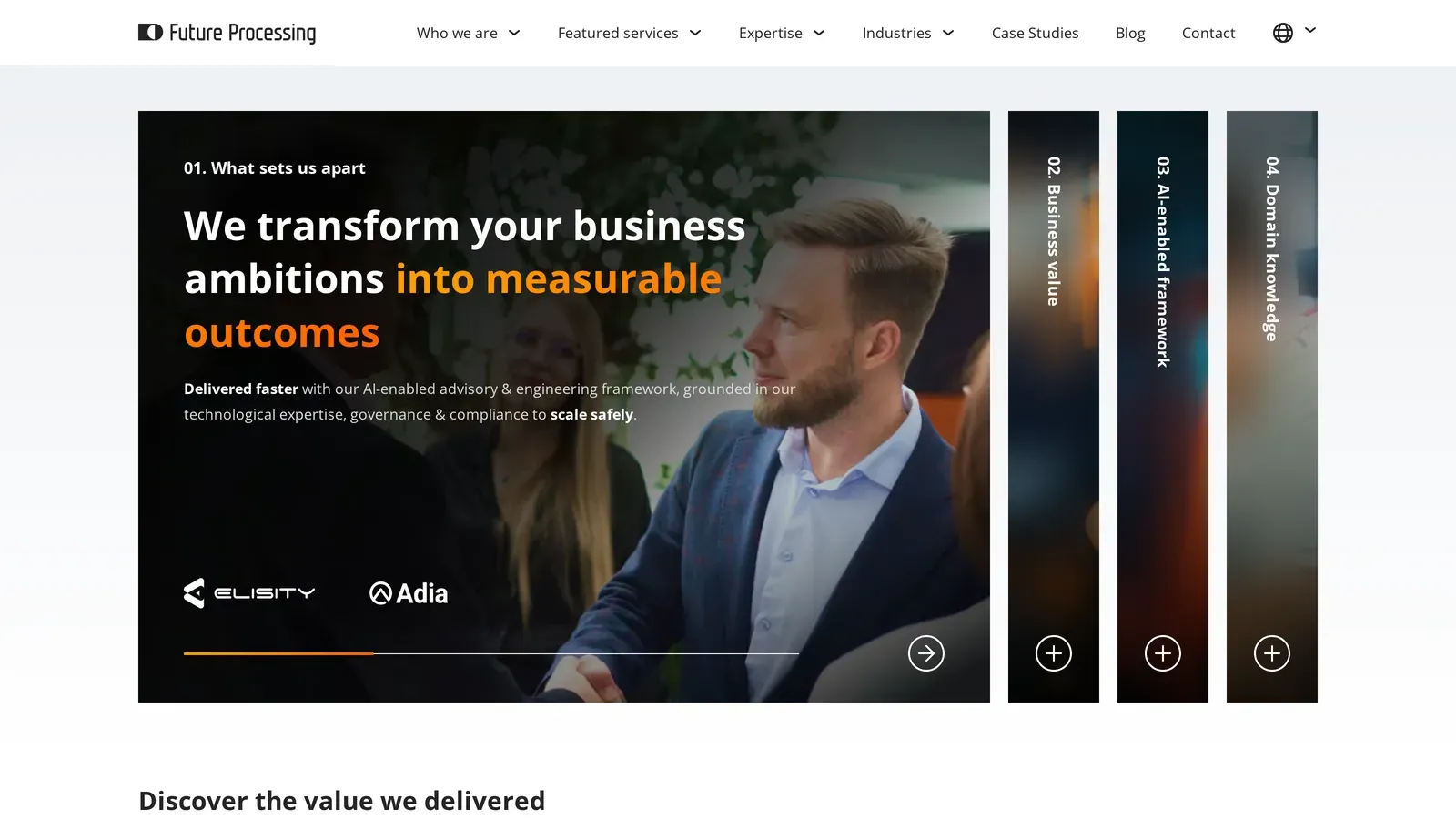 Future Processing homepage