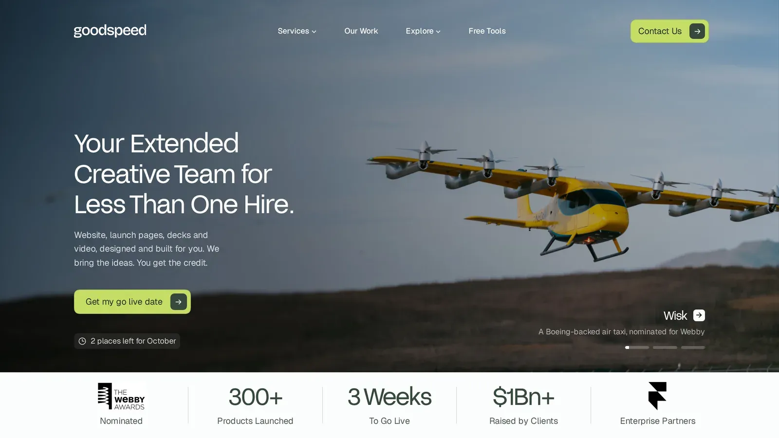 Goodspeed homepage