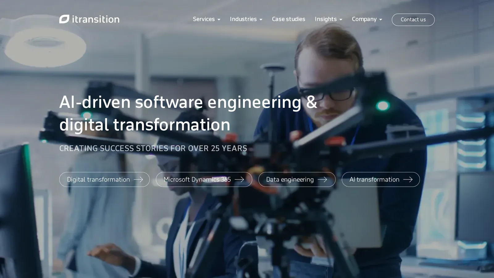 Itransition homepage