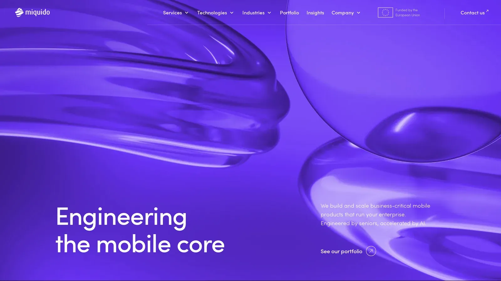Miquido homepage