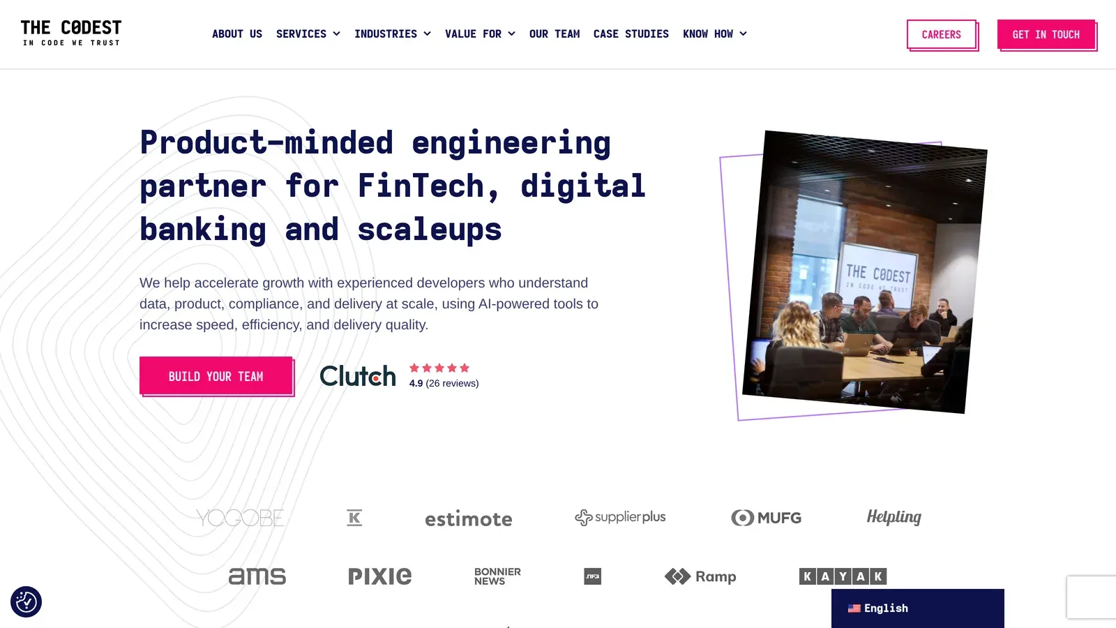 The Codest homepage