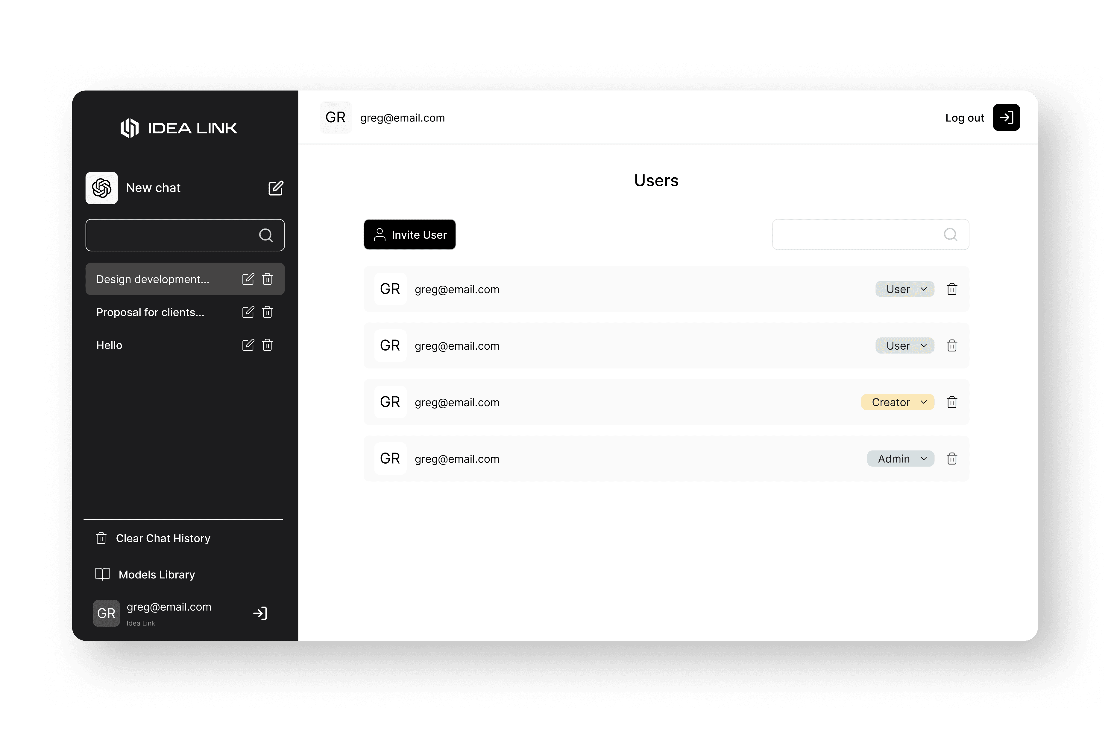 Benutzerverwaltung und Zugriffsrollen screenshot