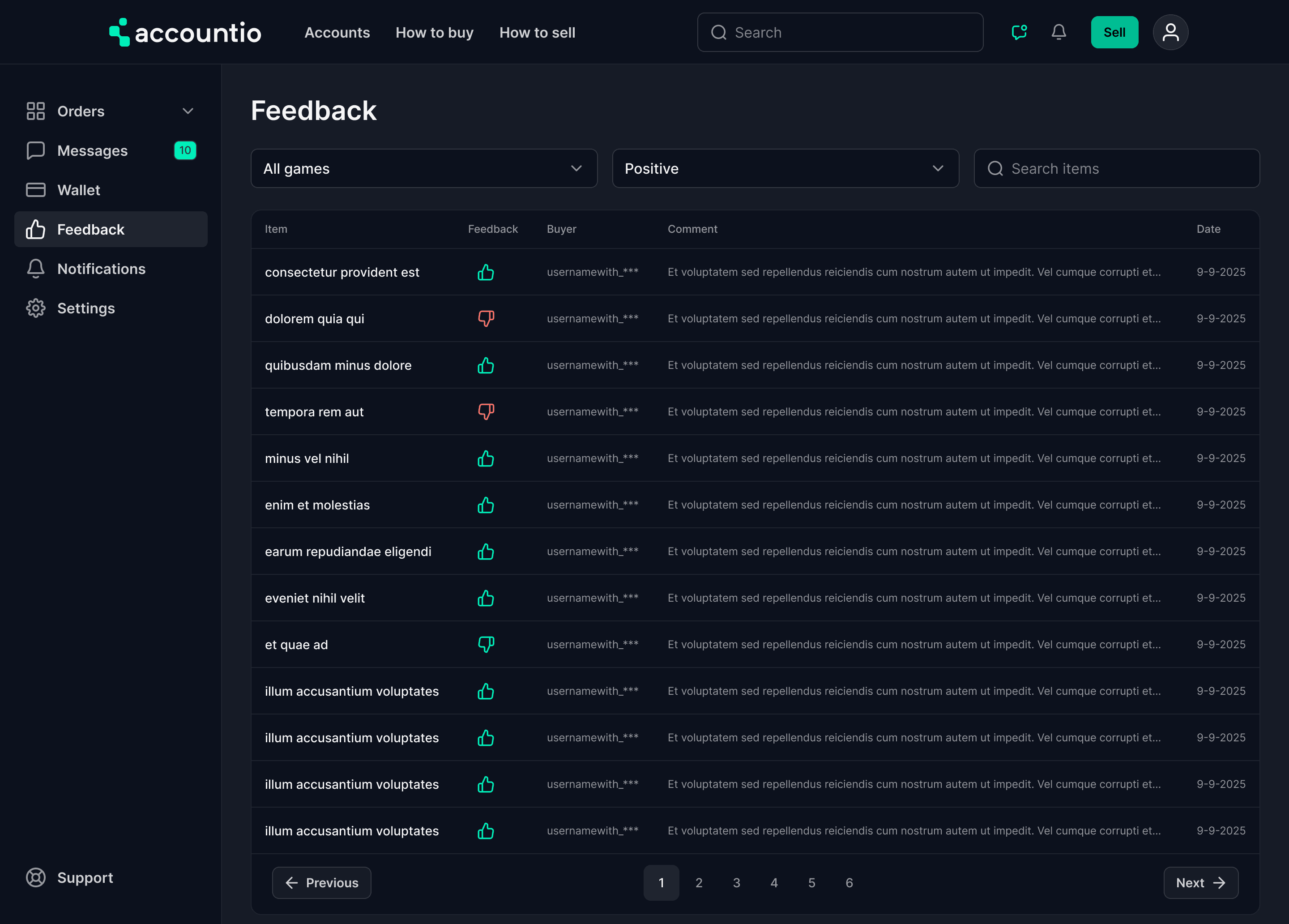 Checkout escrow Accountio.gg et moyens de paiement