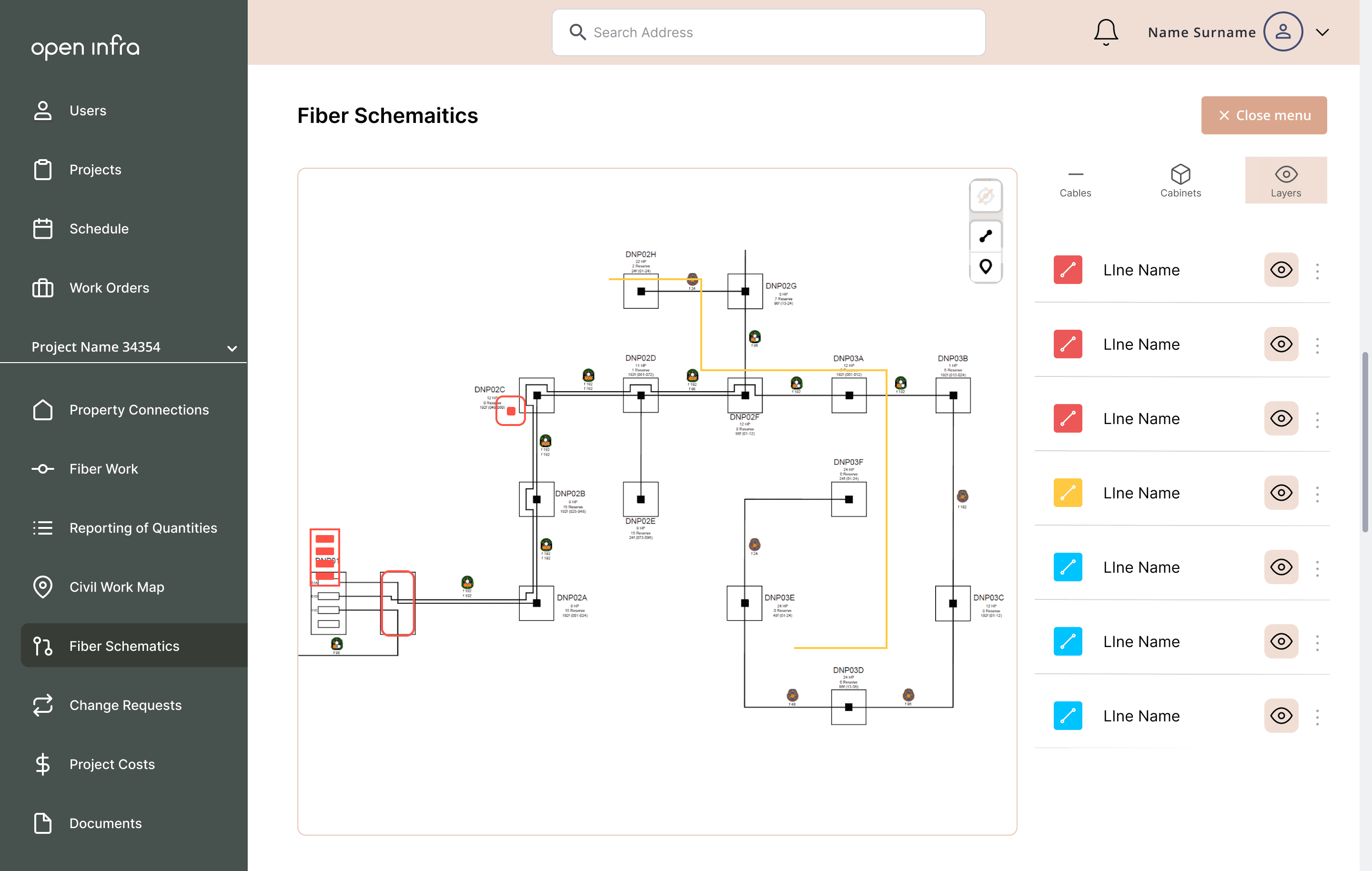 Xano filter spreader view