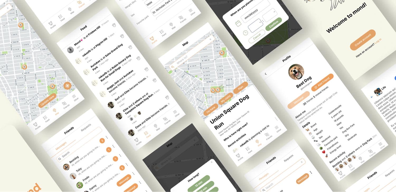 A native mobile app built with an enterprise no code tool, Bubble.io