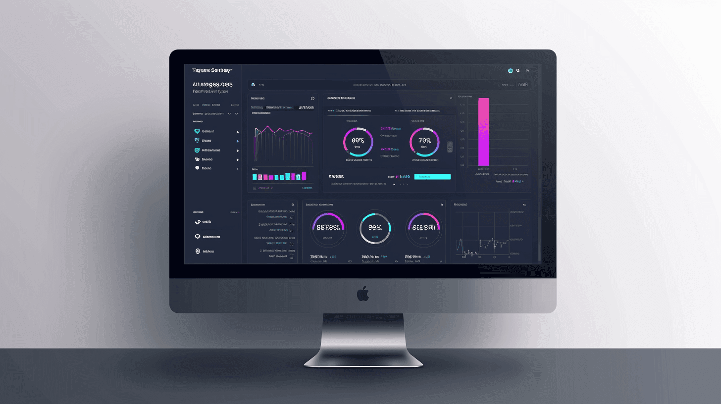 Example of web app interface