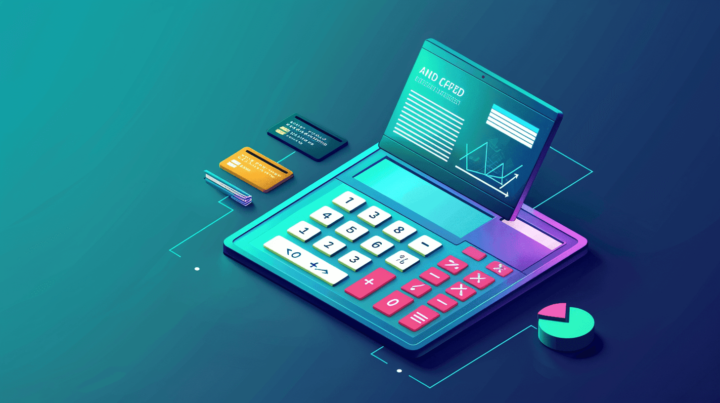 Illustration of a calculator