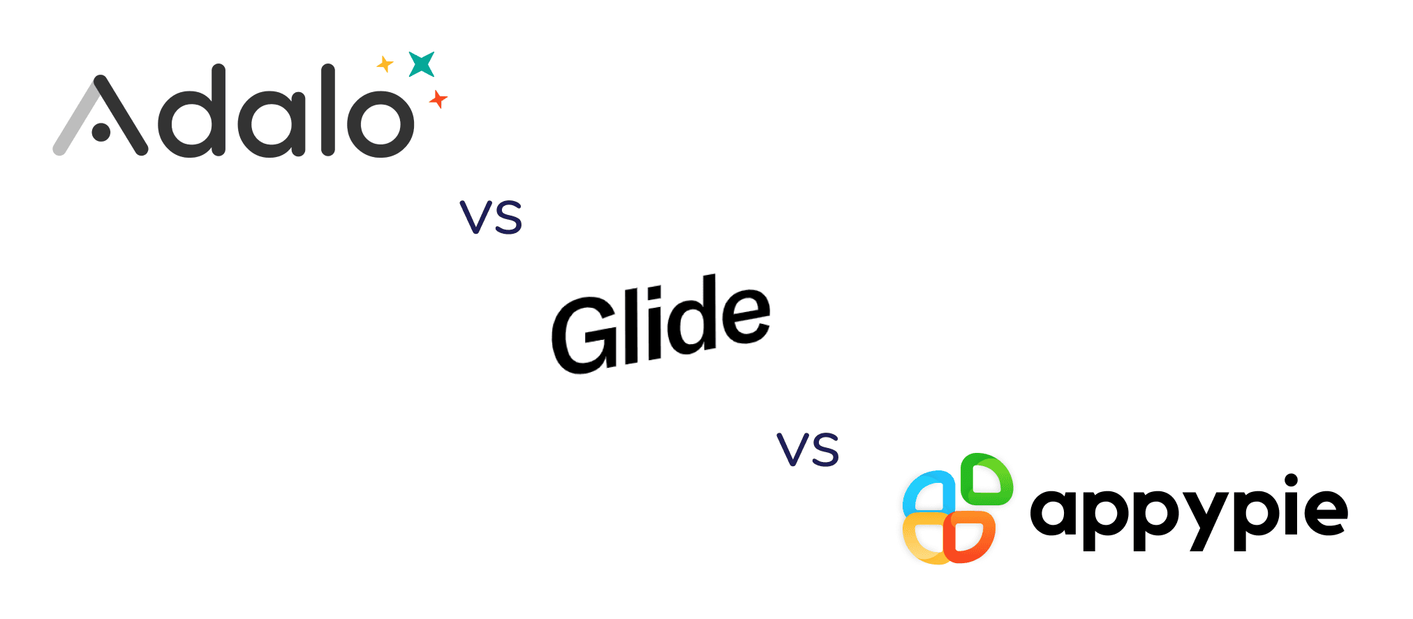 Adalo vs Glide vs Appypie
