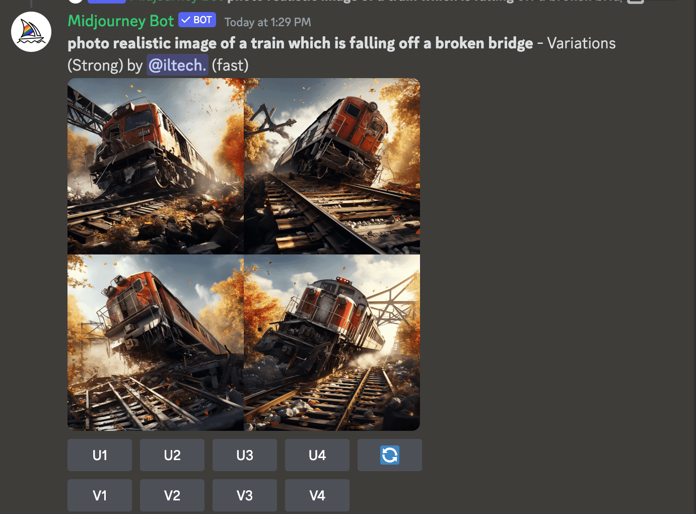 Generate content with Midjourney prompts