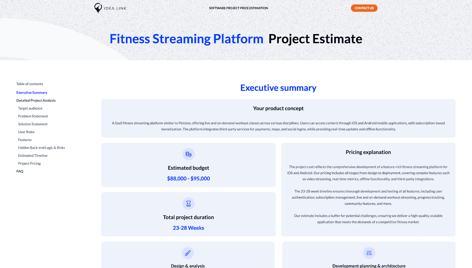 peloton estimate