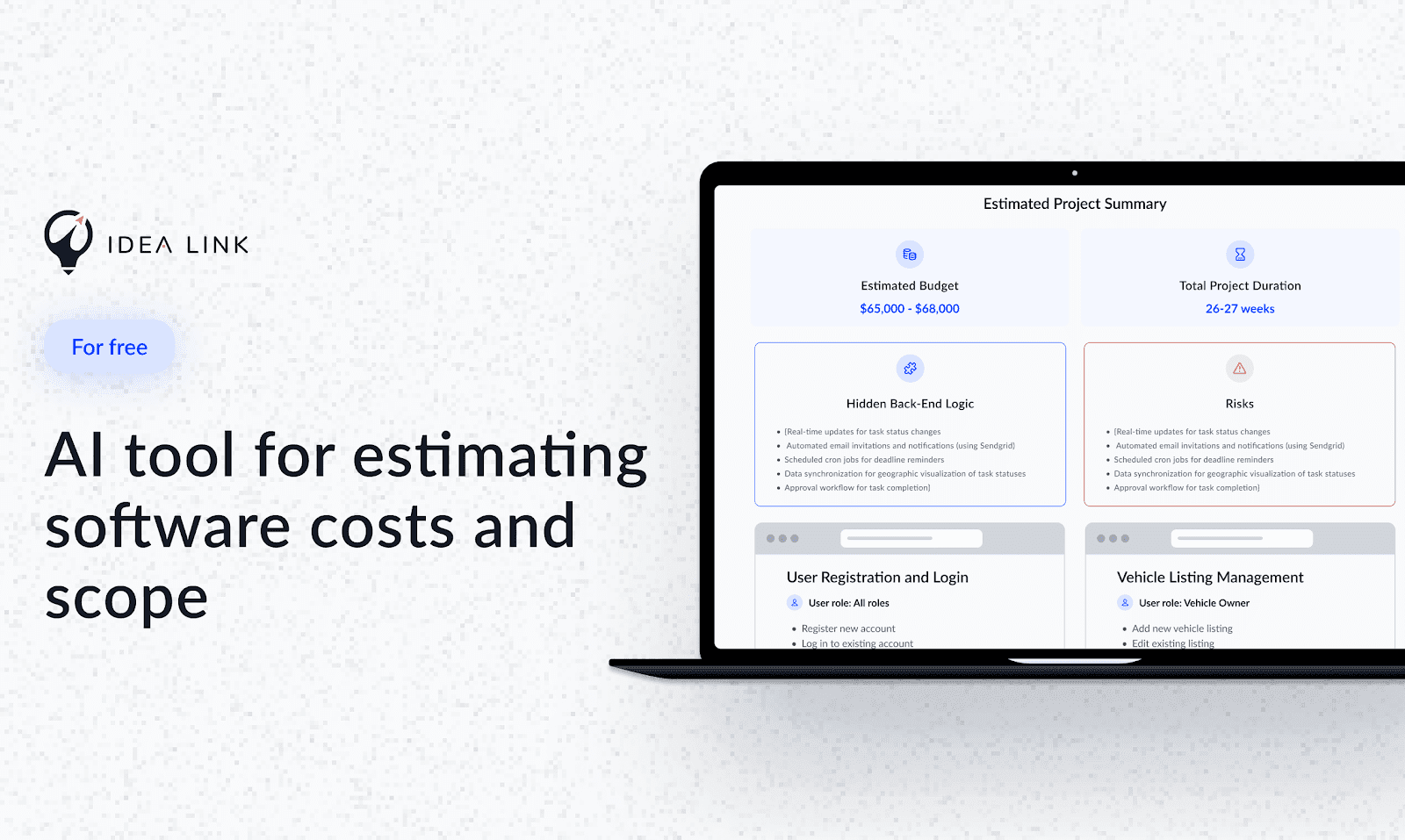AI sotware cost estimator