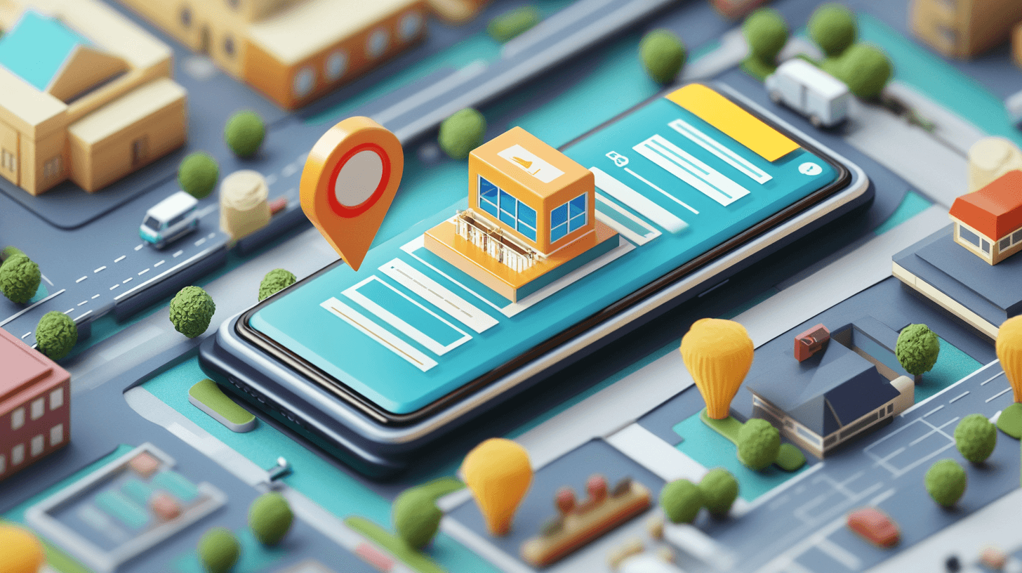 Location on a phone and a pin point