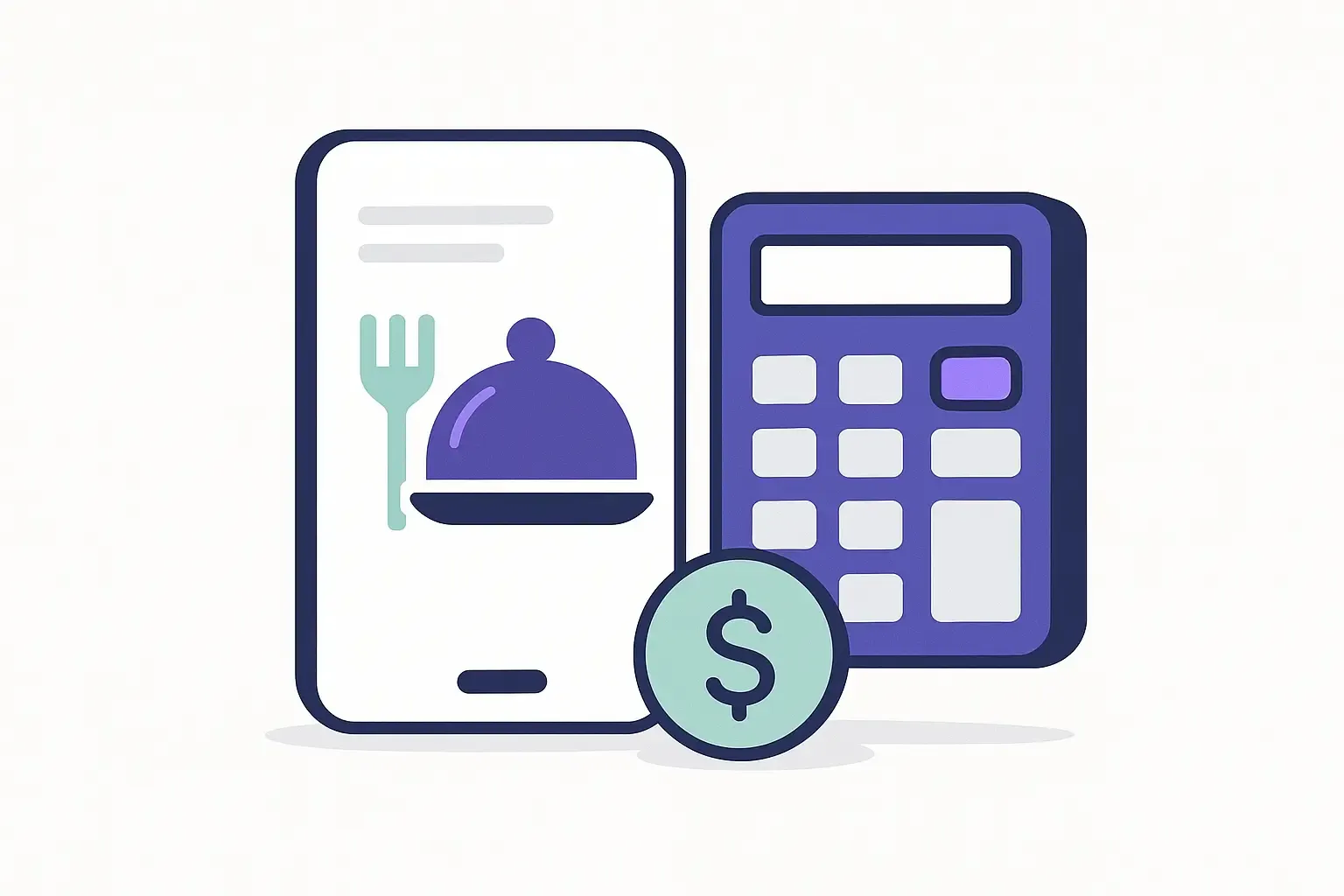 An illustration of the comprehensive guide to restaurant app development cost in 2025