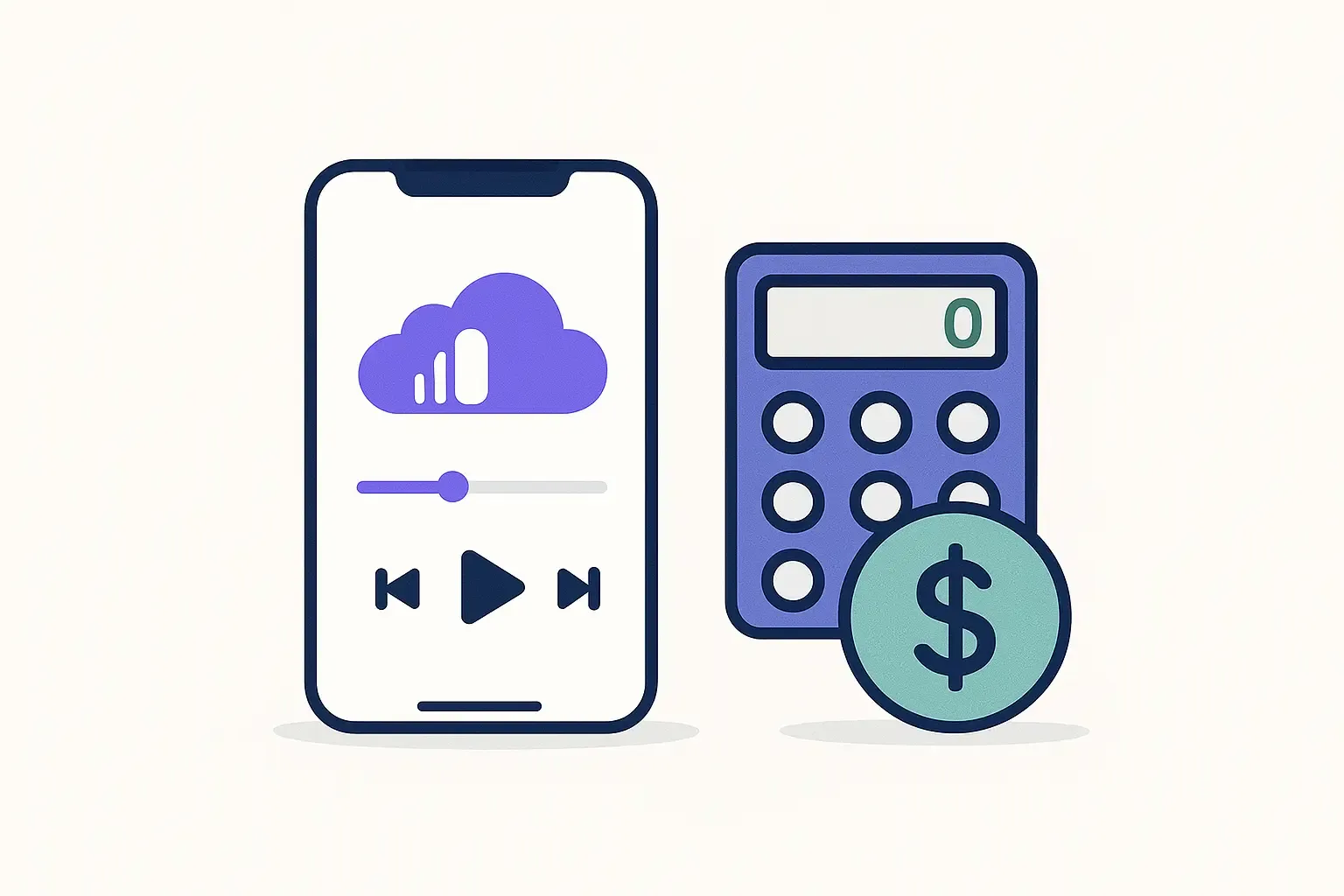 An illustration of understanding the cost to make an app like soundcloud: the complete breakdown