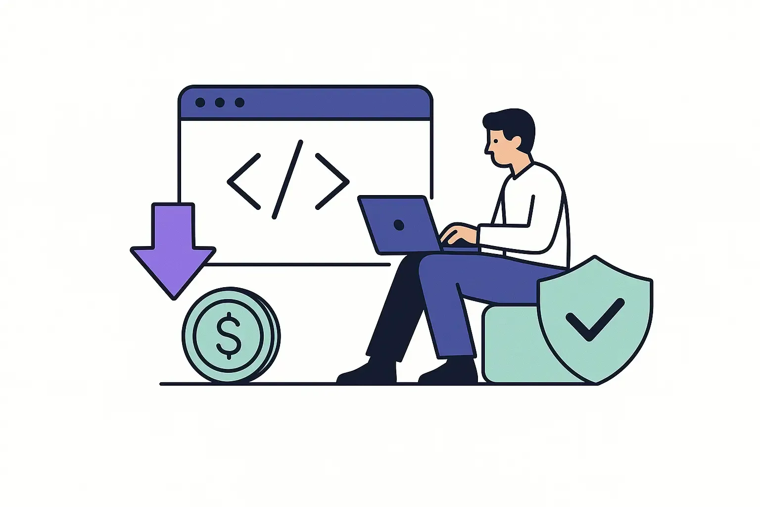 An illustration of how to reduce software development costs without compromising quality