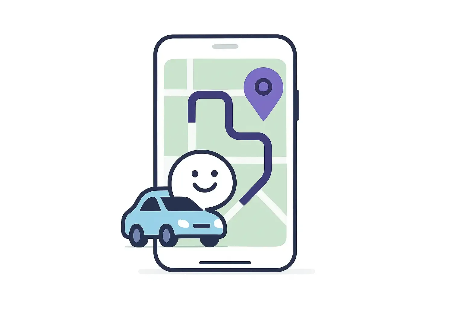 An illustration of how to develop an app like waze: the ultimate guide for 2025