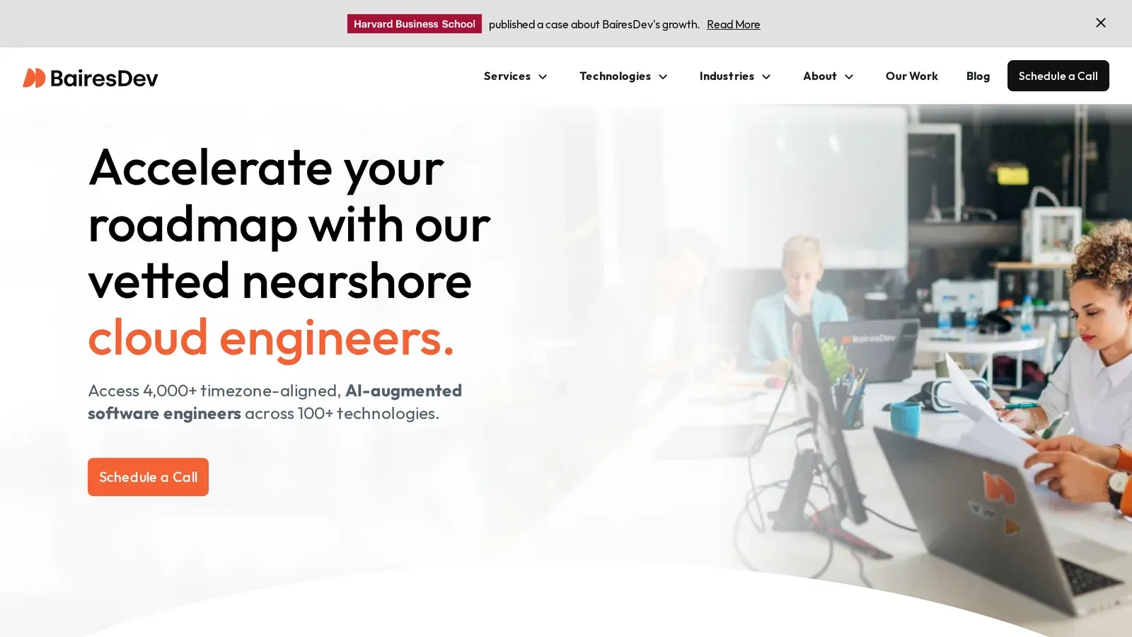 BairesDev homepage