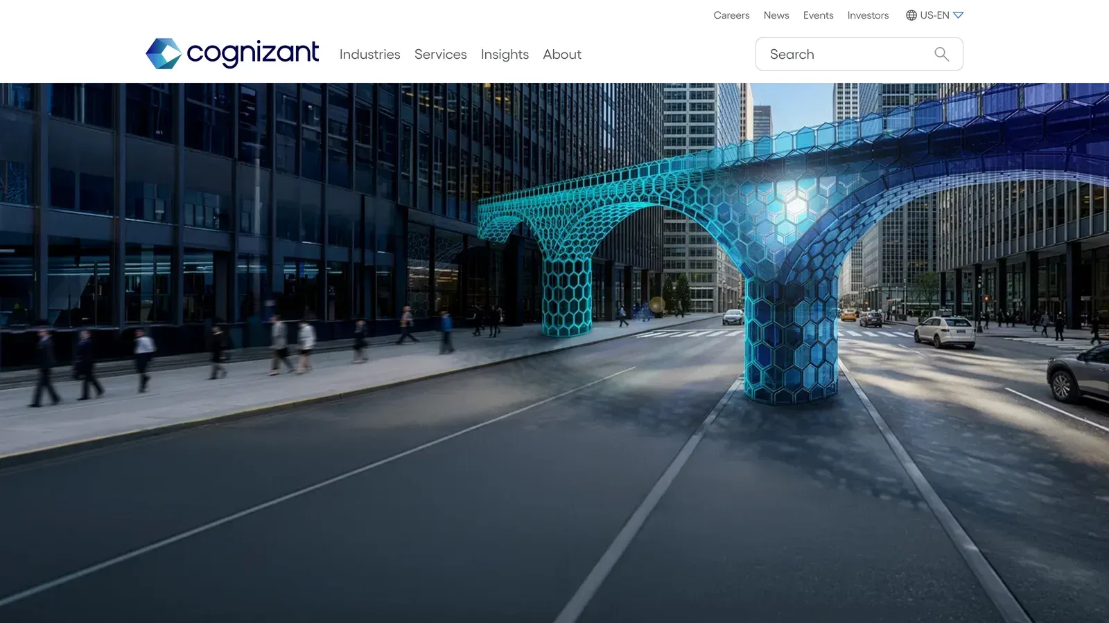 Cognizant homepage