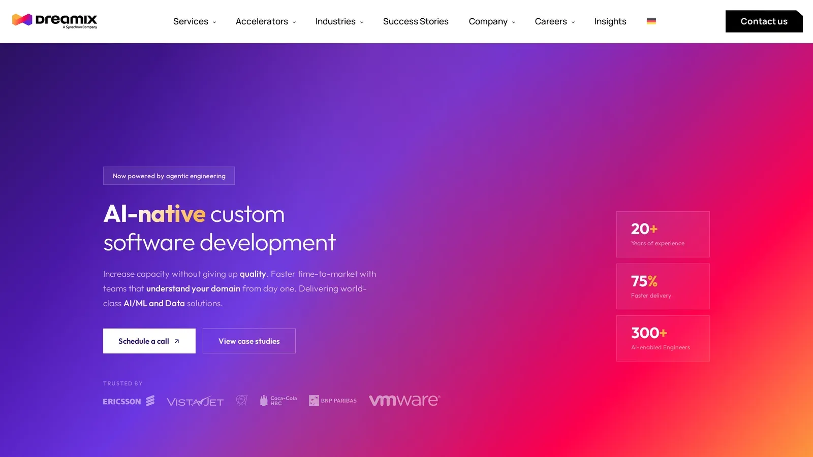 Dreamix homepage