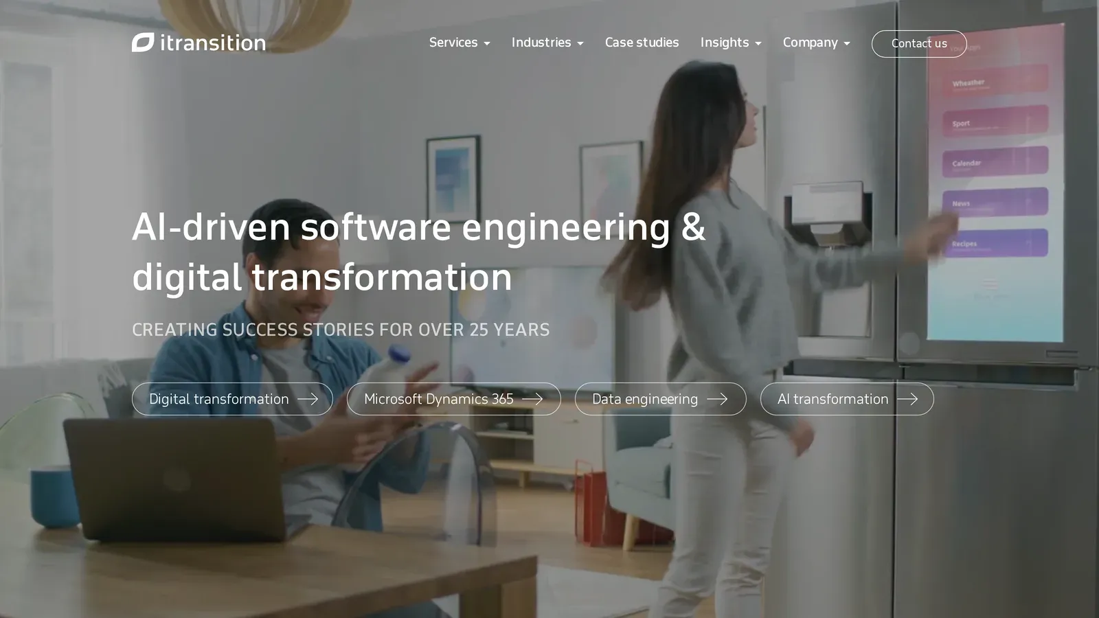 Itransition homepage