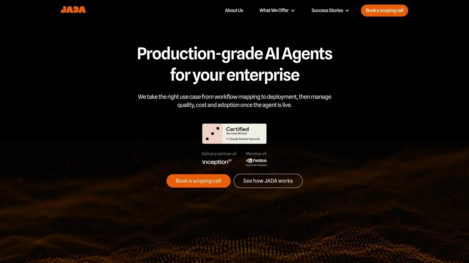JADA Squad homepage
