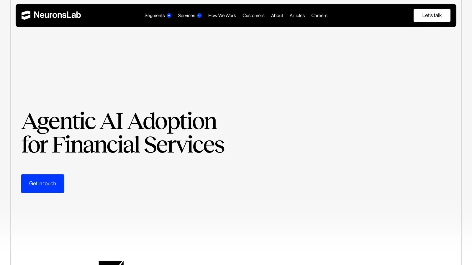 Neurons Lab homepage