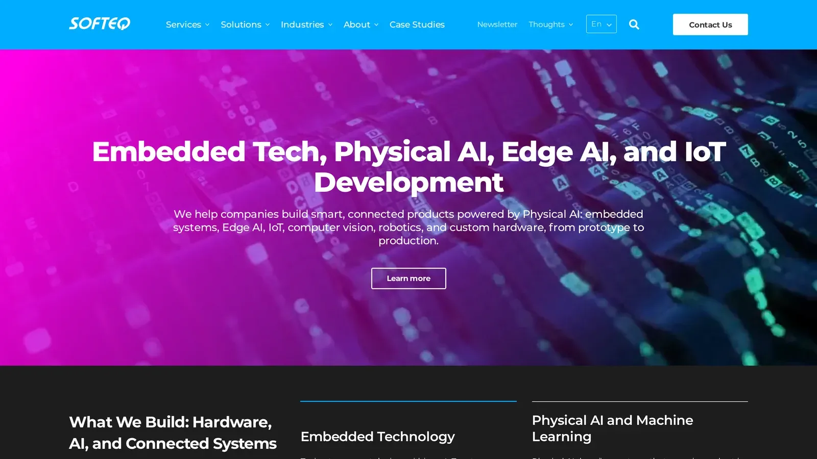 Softeq homepage