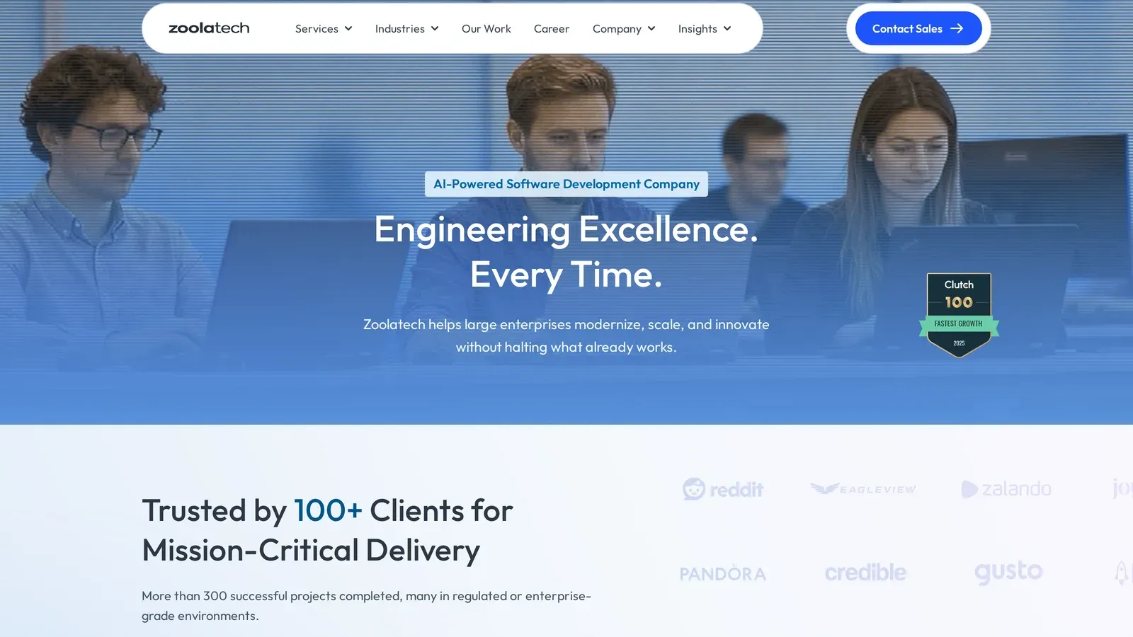 Zoolatech homepage